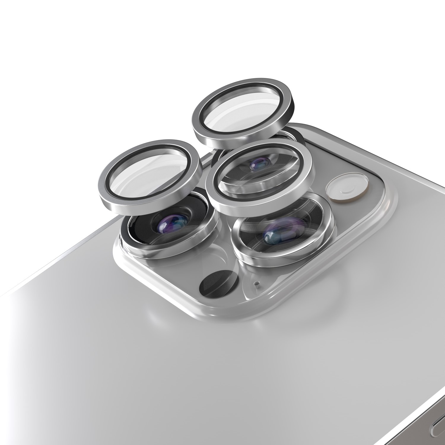 Etteri camera lens protector för iPhone 15 Pro / 15 Pro Max titanium grå