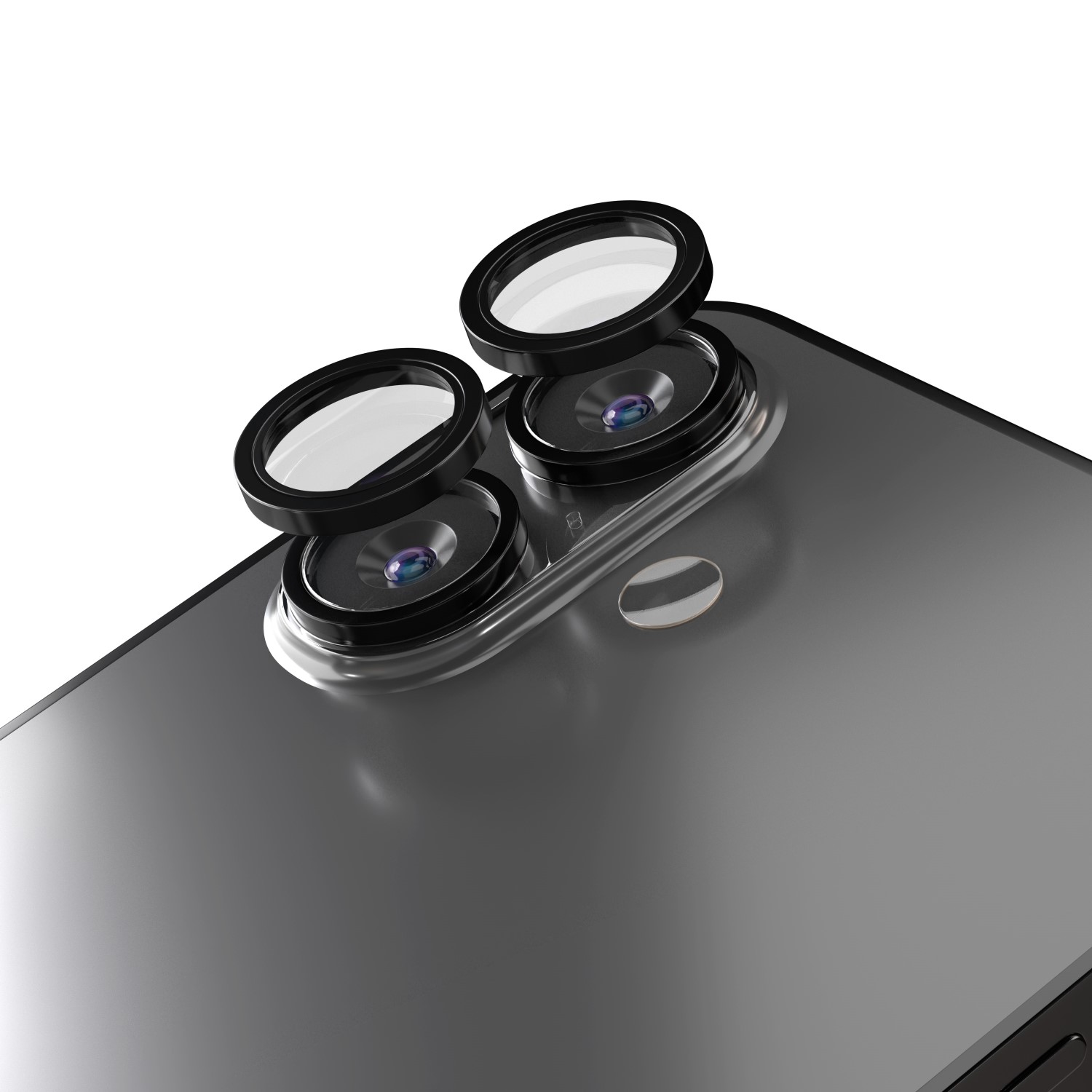 Etteri camera lens protector för iPhone 16 / 16 Plus svart