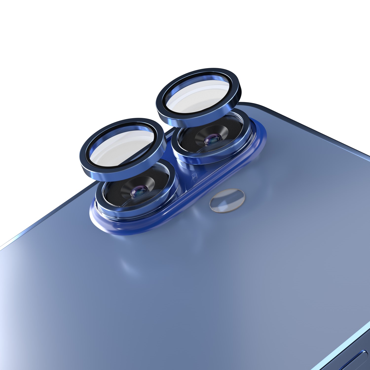 Etteri camera lens protector för iPhone 16 / 16 Plus blå