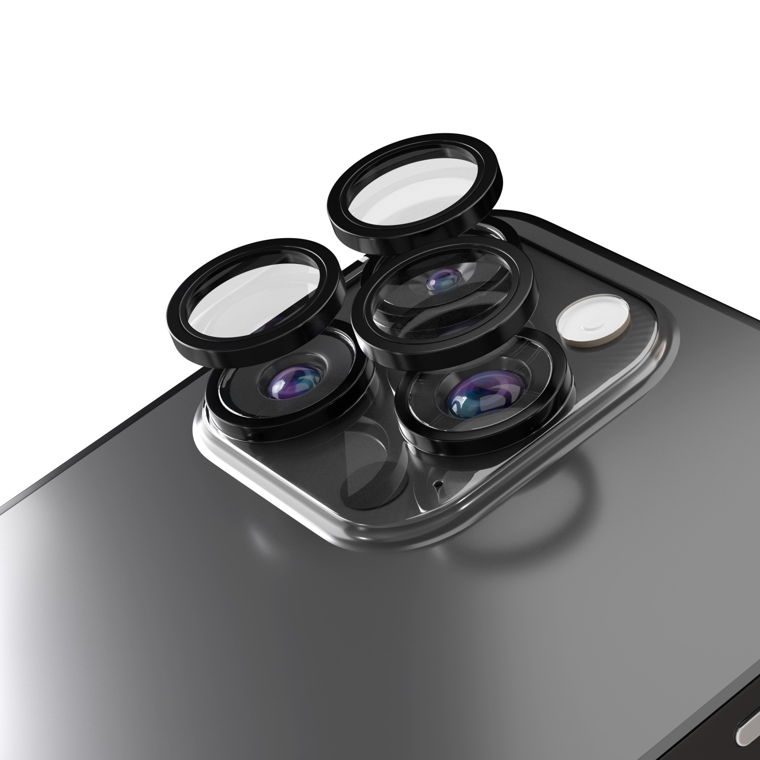 Etteri camera lens protector för iPhone 16 Pro / 16 Pro Max svart