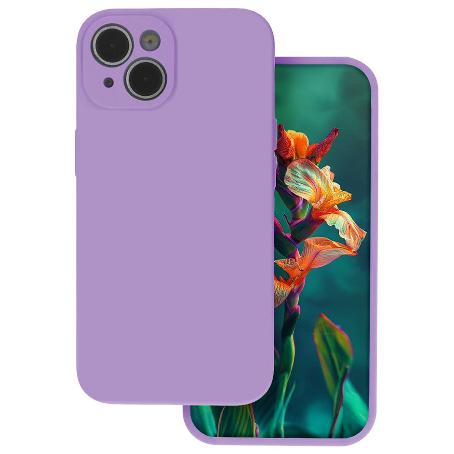 Silicon skal för iPhone 17 Air lavender