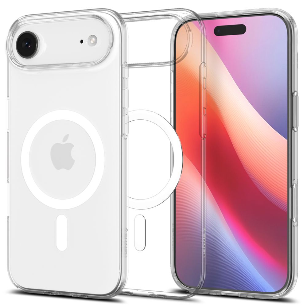 Spigen Liquid Crystal Mag Magsafe fodral för iPhone 17 Air transparent / vit