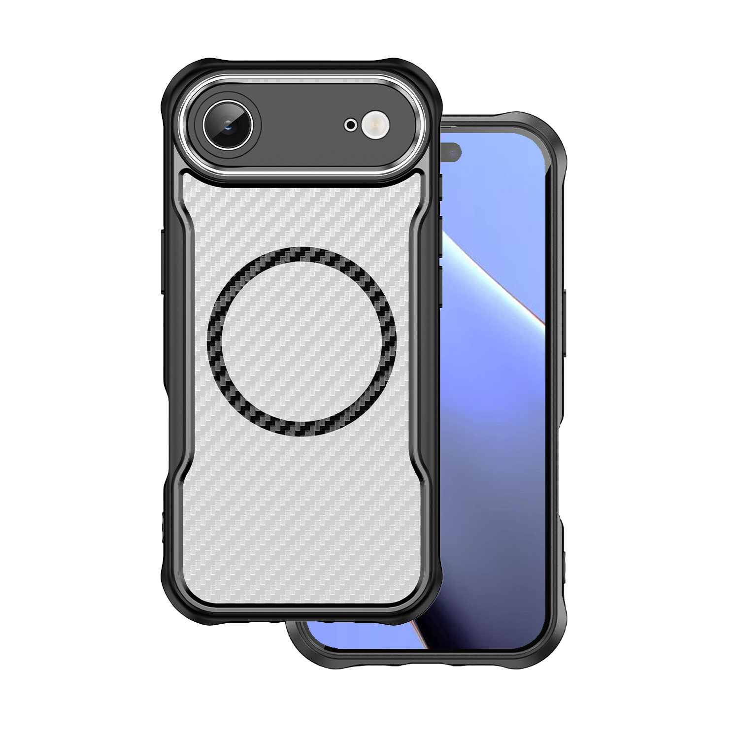 Defender Carbon Mag fodral för iPhone 17 Air svart