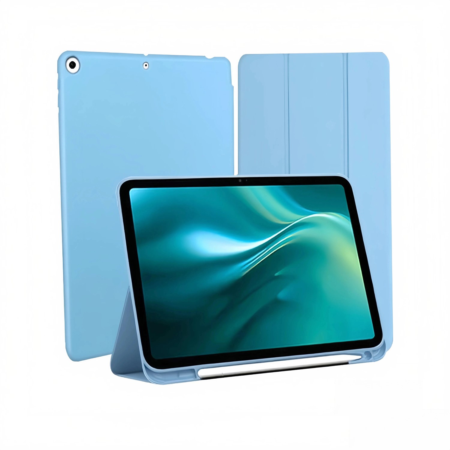 Etteri fodral för Apple iPad 7 2019 / 8 2020 / 9 2021 ljusblå