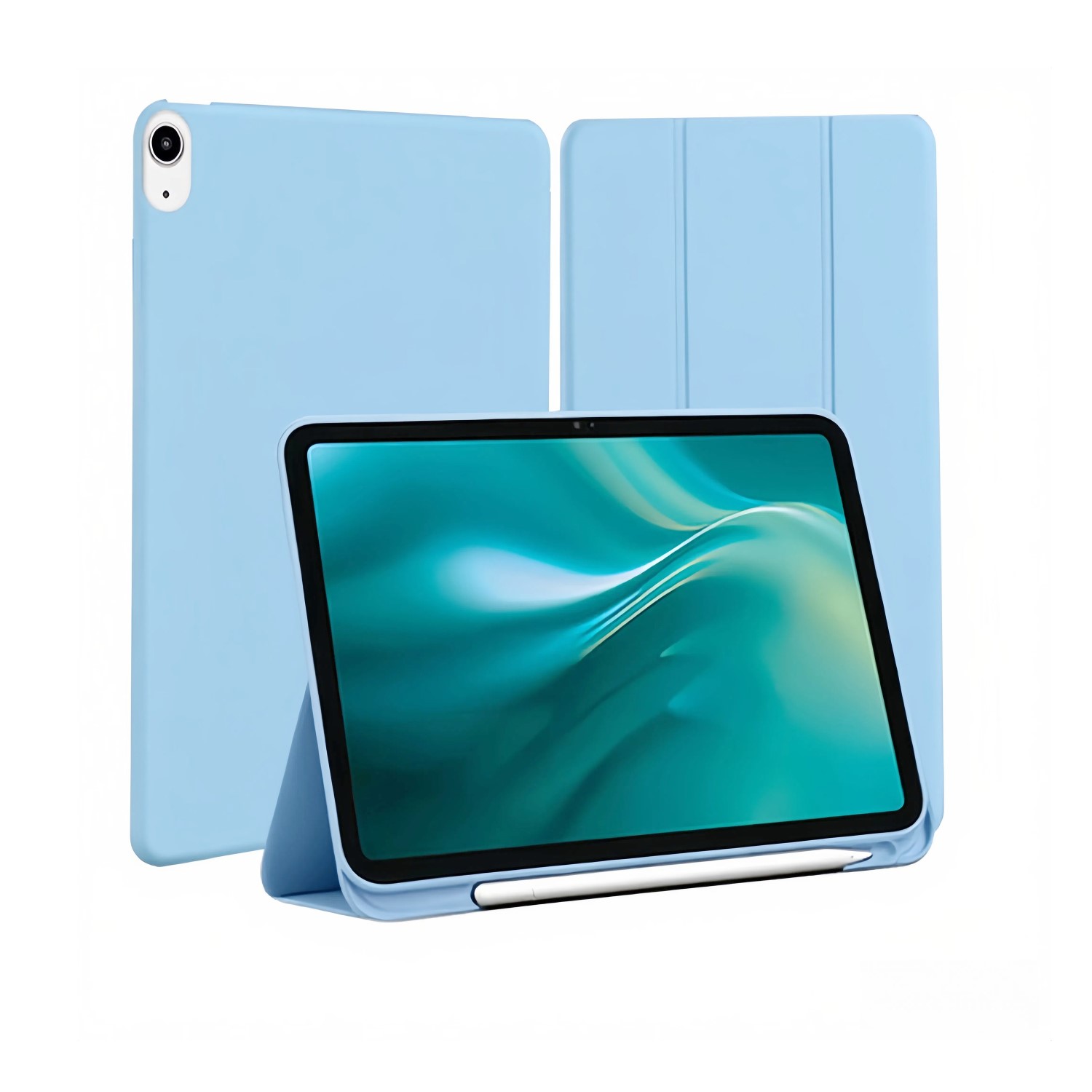 Etteri fodral för Apple iPad Air 4 2020 / 5 2022 / 6 2024 / 7 2025 / 8 2026 11'' ljusblå