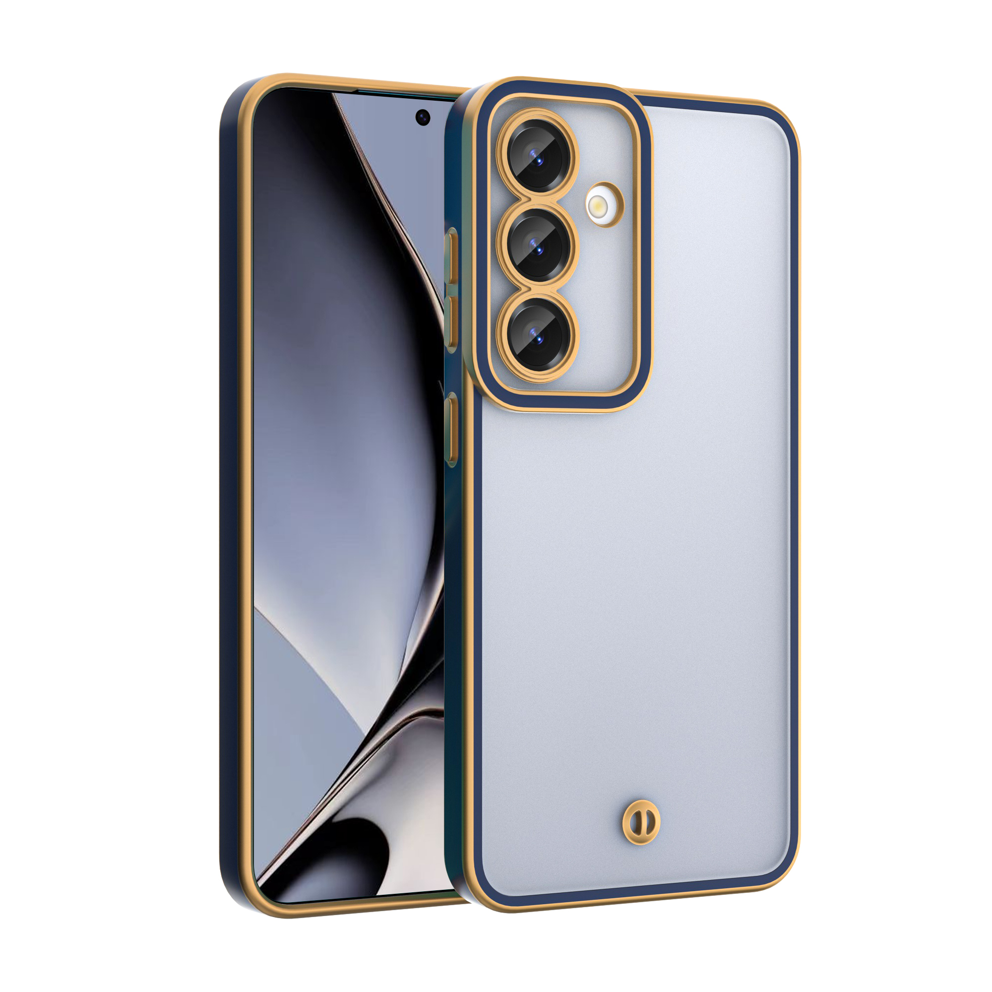 Silky guld skal för Xiaomi Redmi 14C 4G / 14C 5G / POCO C75 / Redmi 17C 4G blå