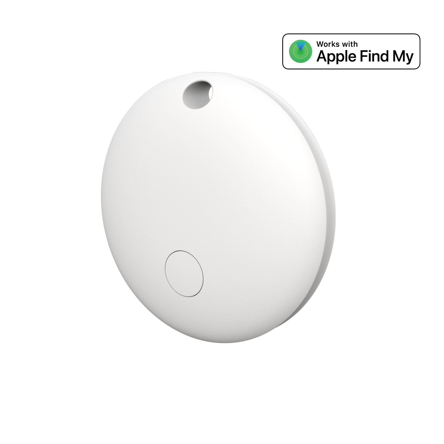 Setty locator FindMy round TFO TAG 01 vit + etui