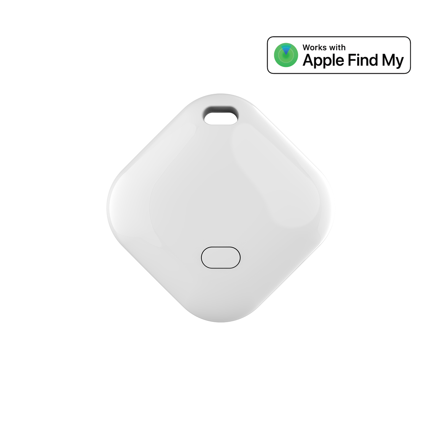Setty locator FindMy square TFO TAG 02 vit + etui