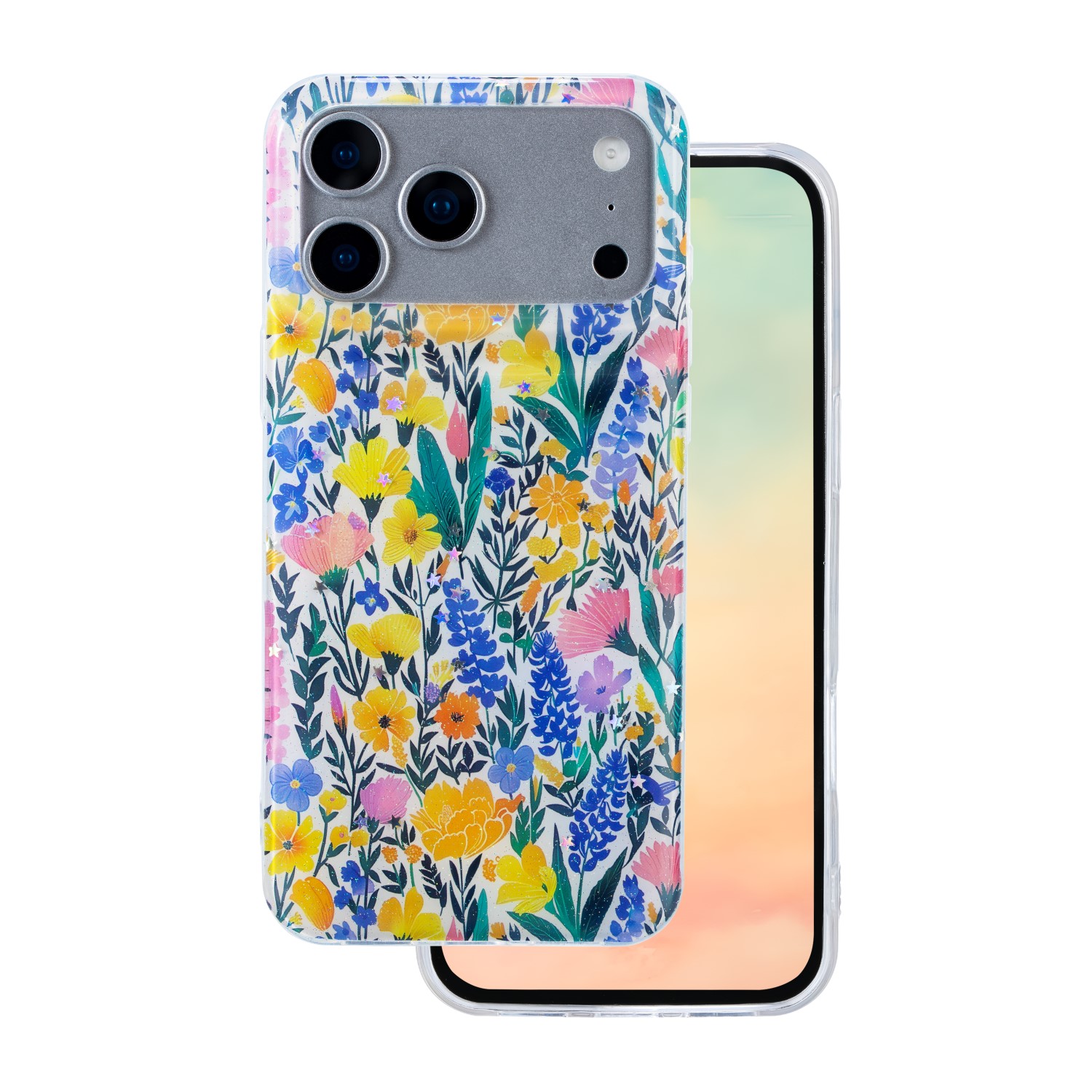 Glow Glam fodral för iPhone 17 Pro Max rustic