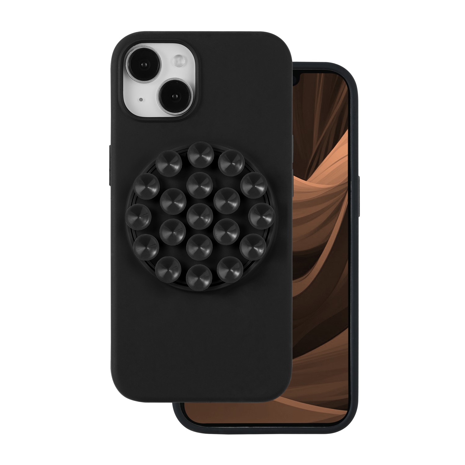 Silicone Stick skal för iPhone 13 svart