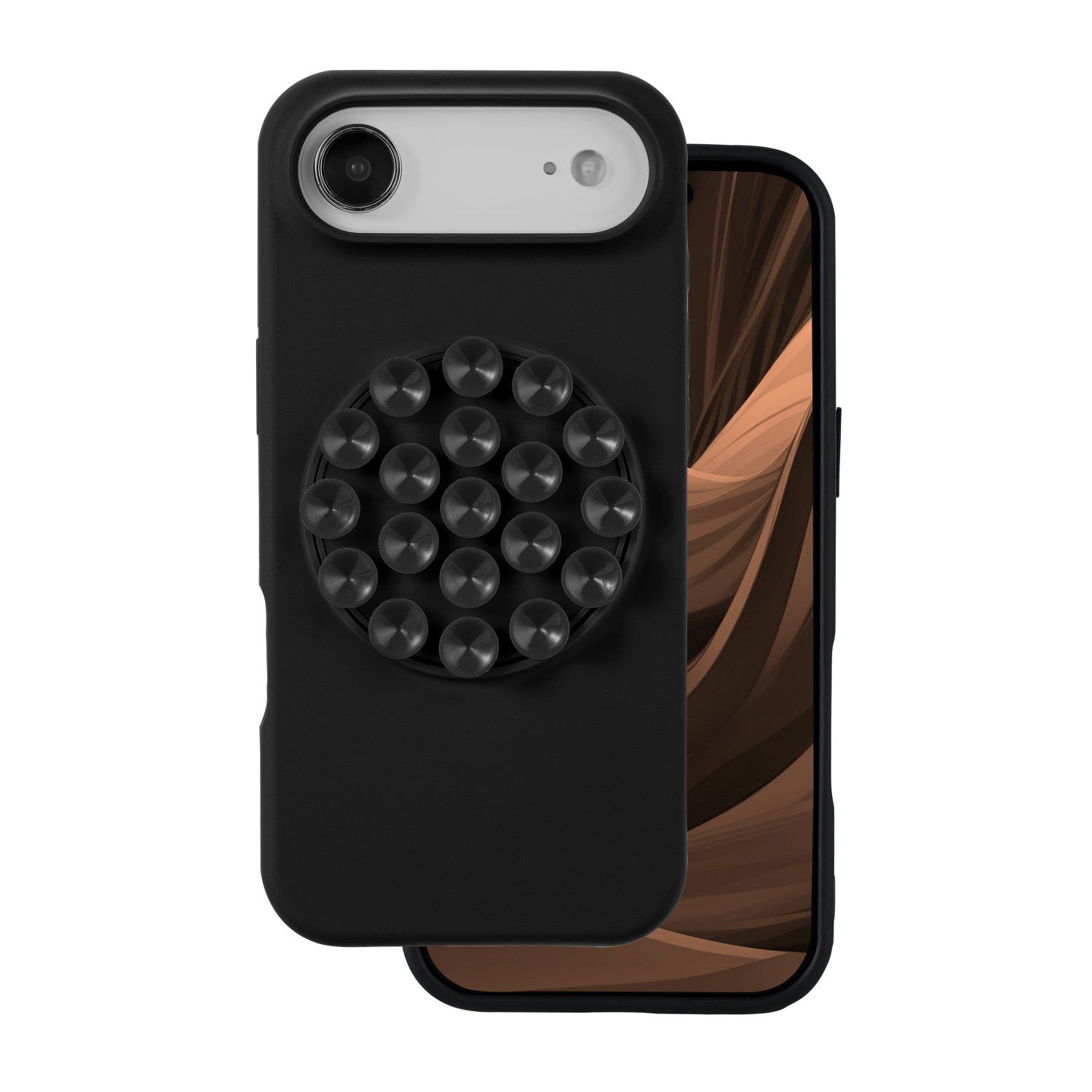 Silicone Stick skal för iPhone 17 Air svart