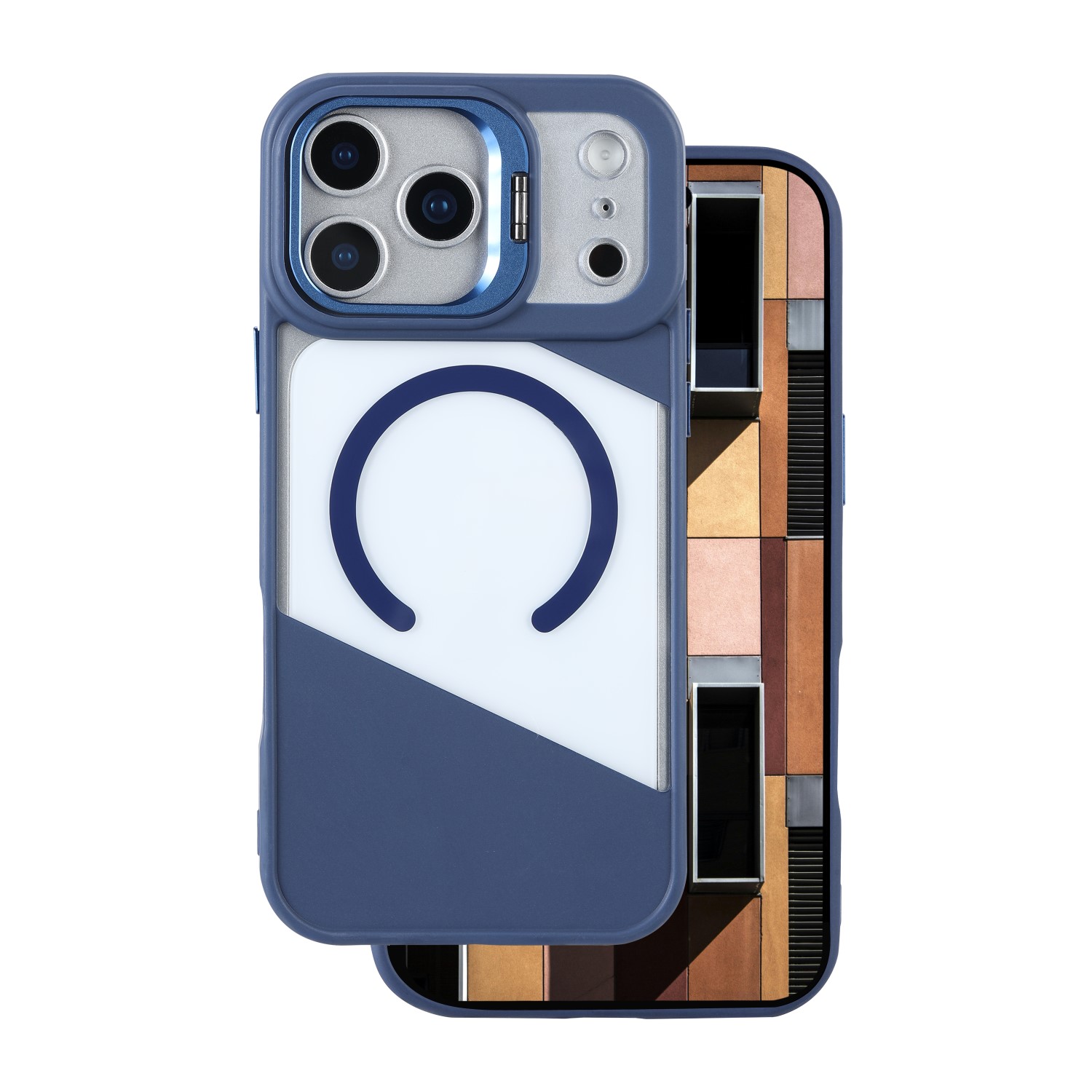 Fusion Mag skal för iPhone 17 Pro blå