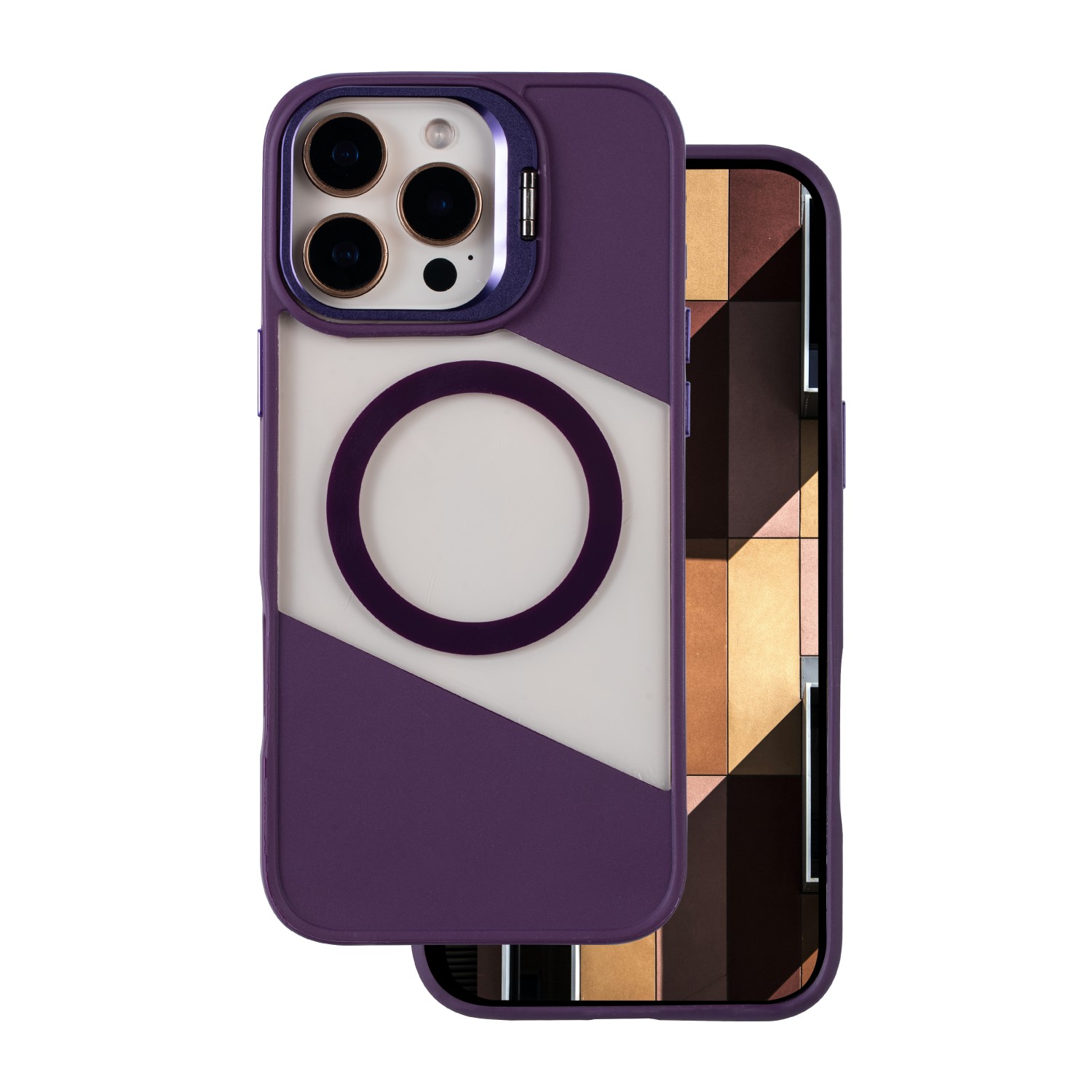 Fusion Mag skal för iPhone 16 Pro Max lila