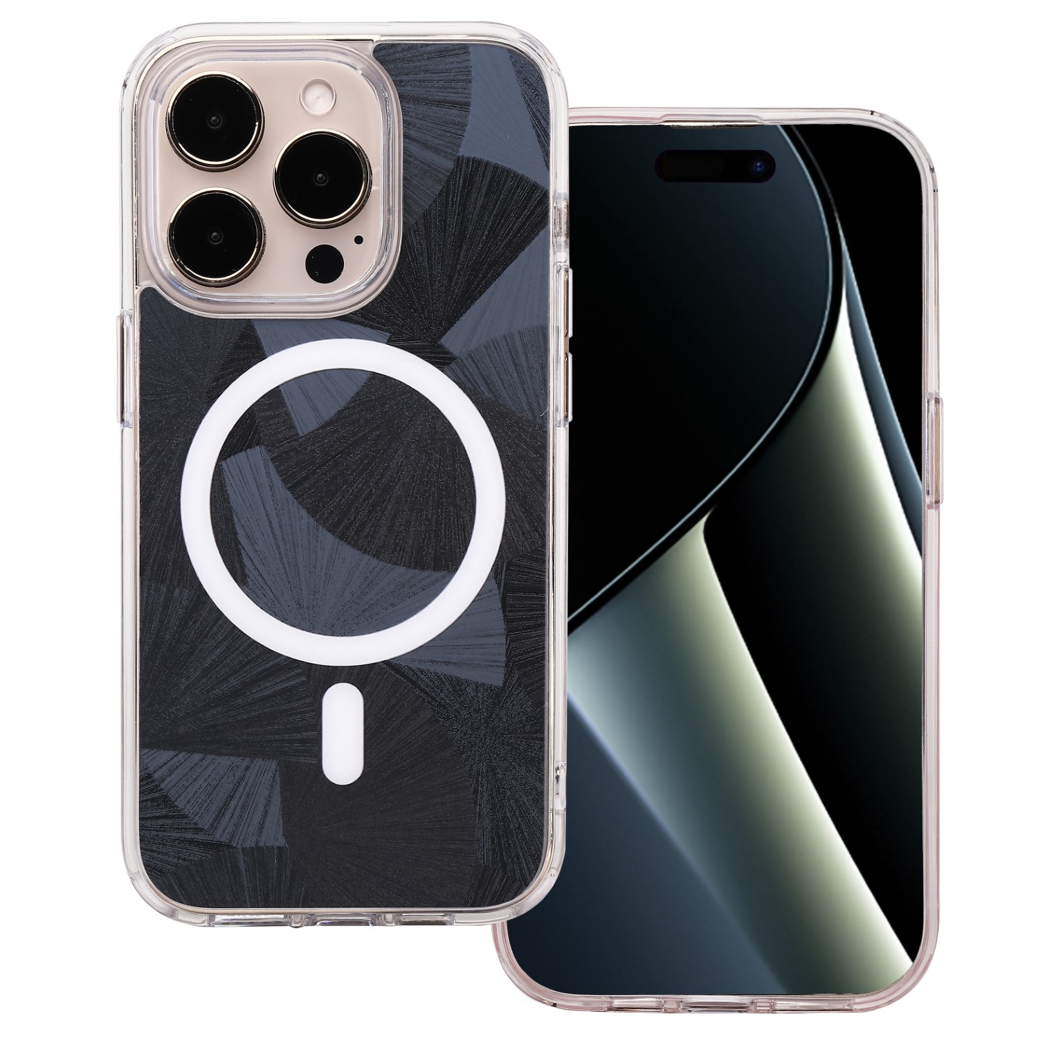 Flash Mag skal för iPhone 15 Pro svart