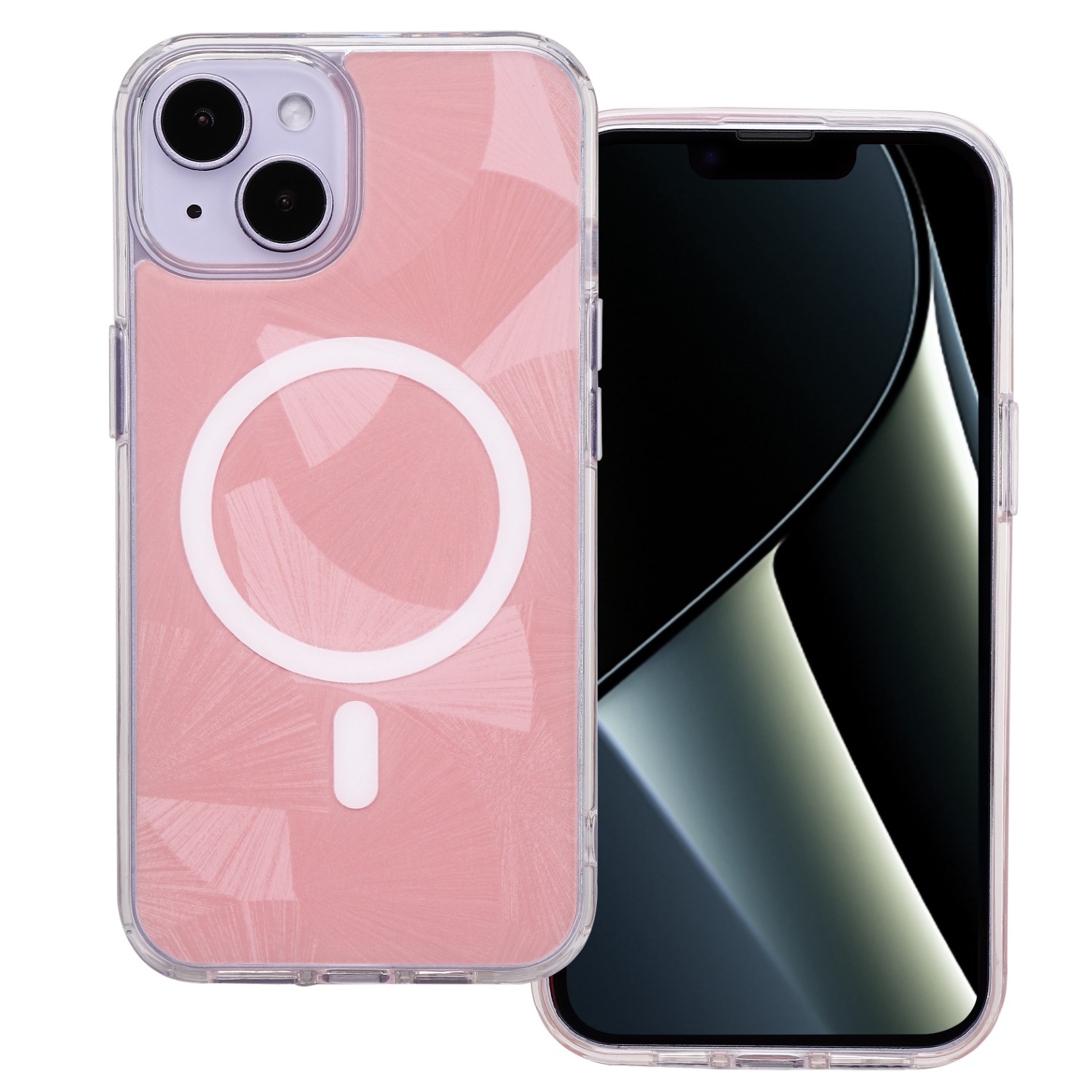 Flash Mag skal för iPhone 14 rosa