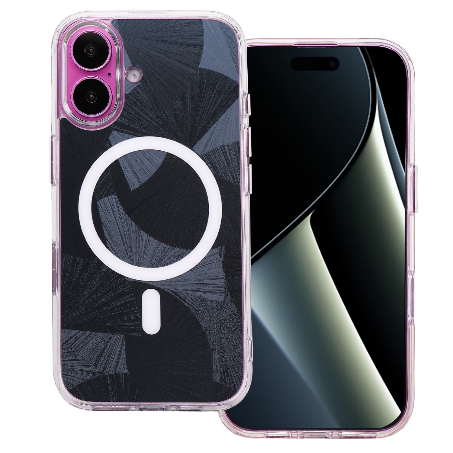 Flash Mag skal för iPhone 16 svart