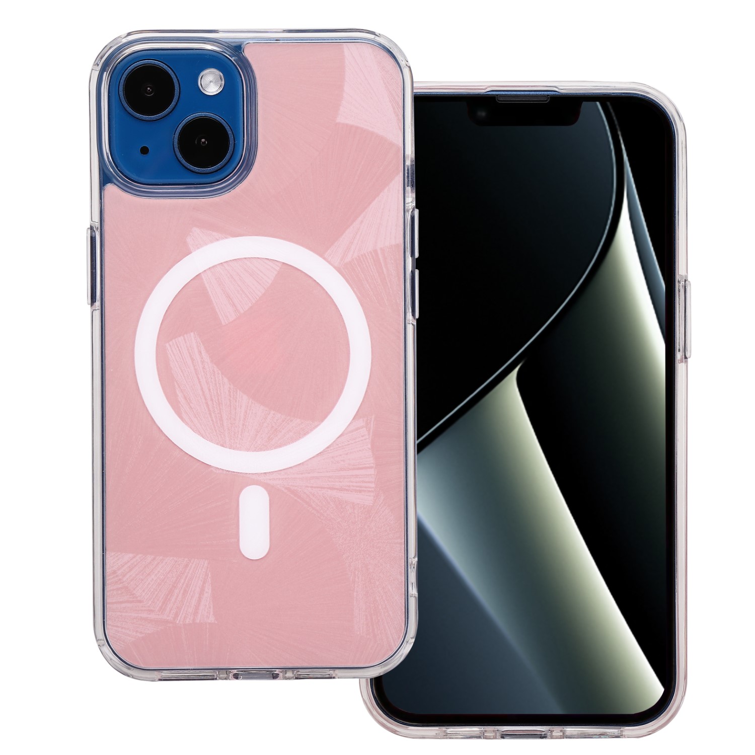 Flash Mag skal för iPhone 13 rosa