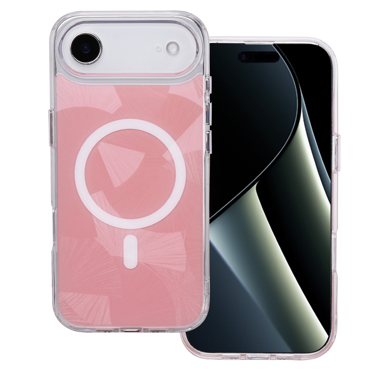 Flash Mag skal för iPhone 17 Air rosa