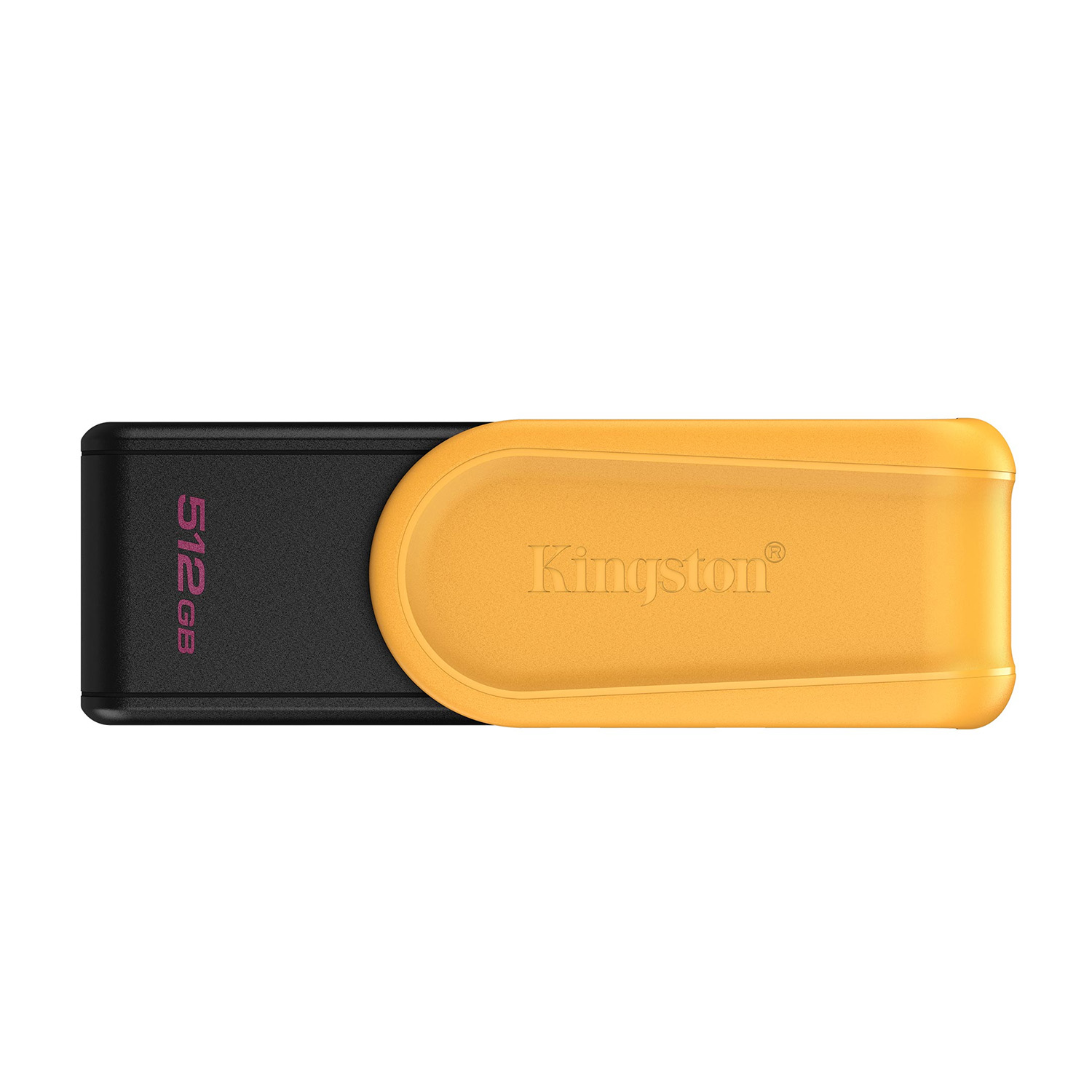 Kingston pendrive 512GB Portable USB 3 2 Gen 1 DataTraveler Exodia S (svart / gul)