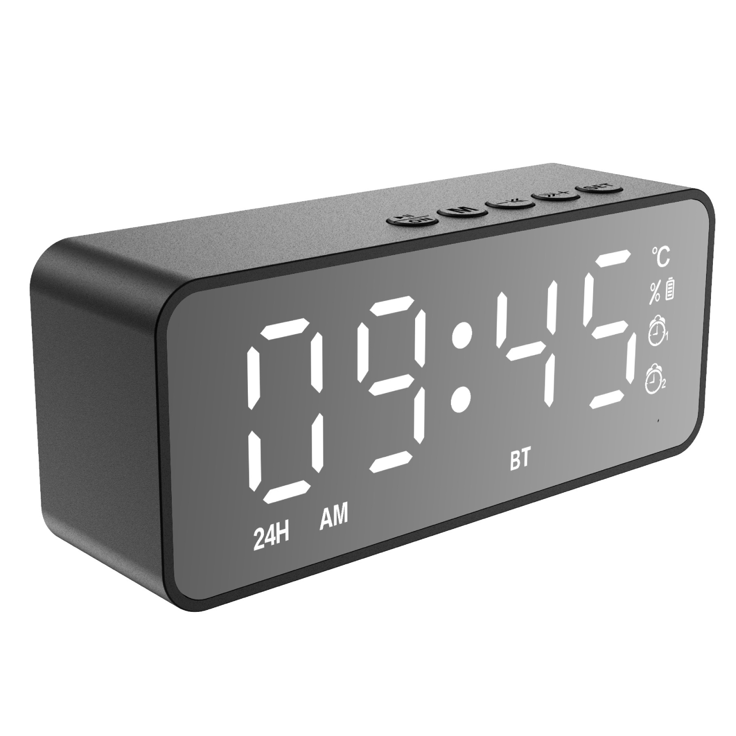 Setty desk clock + FM + Bluetooth högtalare SCL-01FM-S