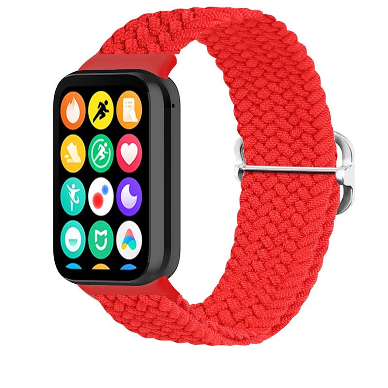 BRAIDED STRAP MI BAND 8 PRO / M8 PRO (4) röd