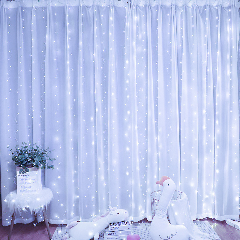 led curtain (300 led lamp) 3mx3m cold vit
