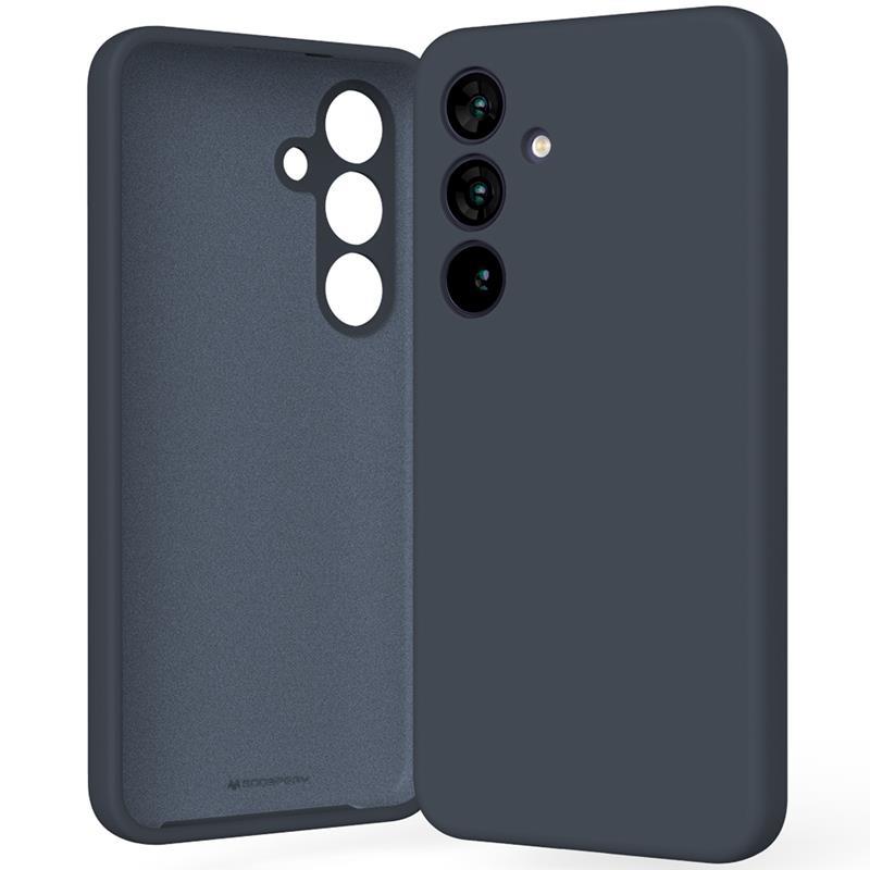Mercury Silicone fodral för Samsung Galaxy S24 FE marinblå