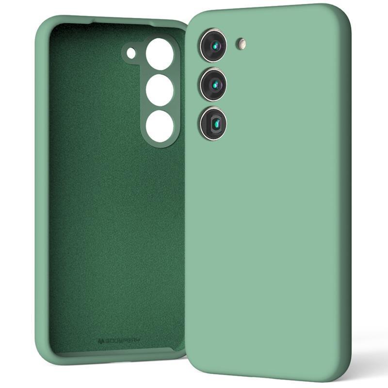 Mercury Silicone fodral för Samsung Galaxy S24 FE grön