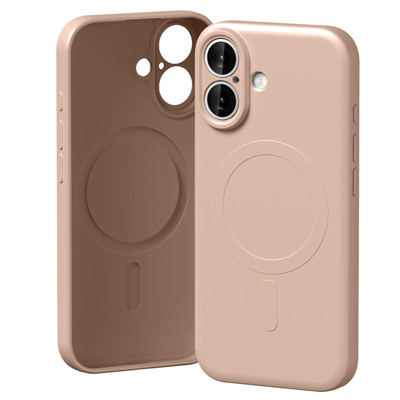 Mercury Semi-Silicon MagSafe fodral för iPhone 17 rosa sand