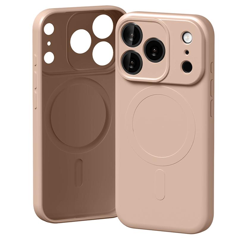 Mercury Semi-Silicon MagSafe fodral för Samsung Galaxy A37 5G rosa sand