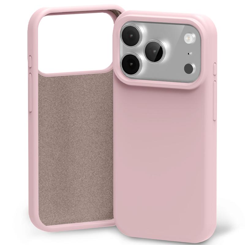 Mercury Silicone fodral för iPhone 17 Pro / 18 Pro rosa sand