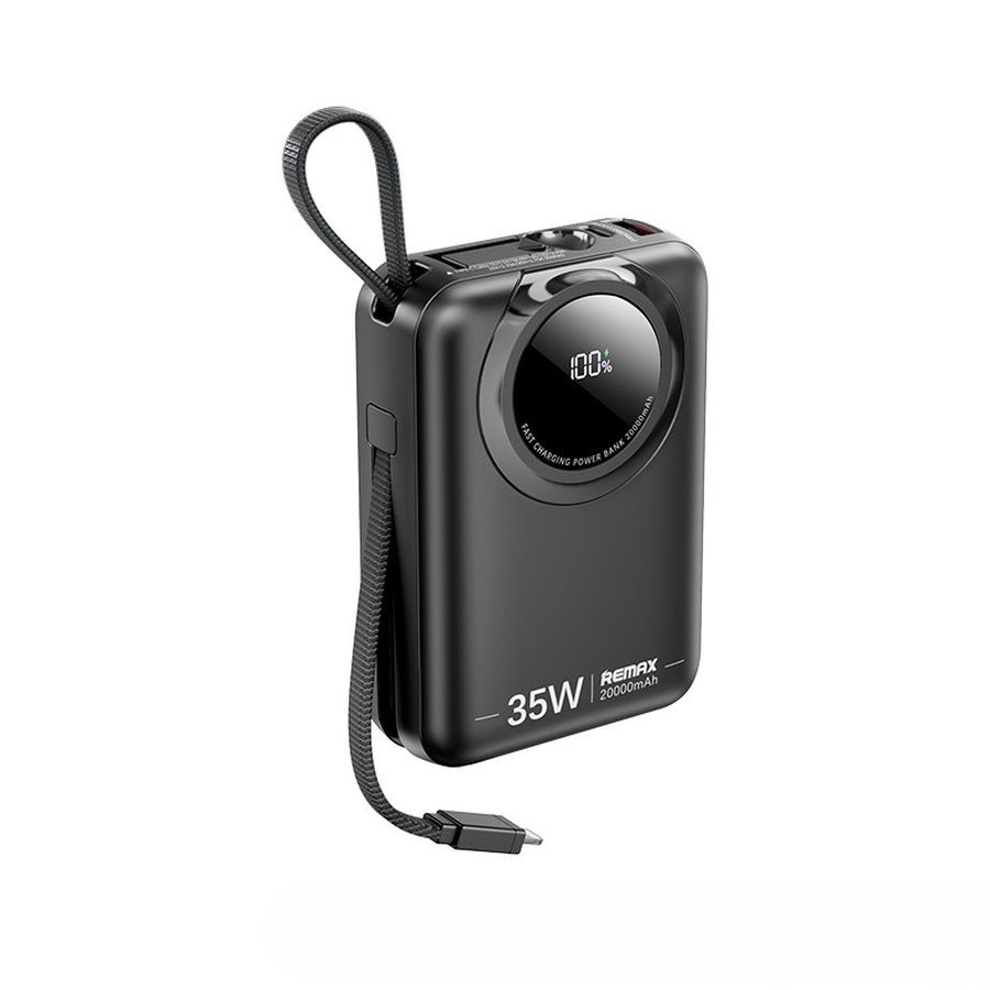 powerbank REMAX SCUBA SERIES 20000mAh RPP-73 35W WITH CABLES svart