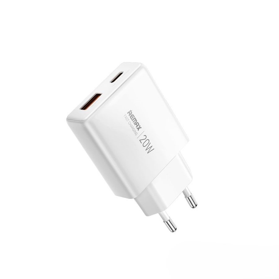 REMAX WALL laddare ULTRA THIS GaN 20W RP-U01-AC vit