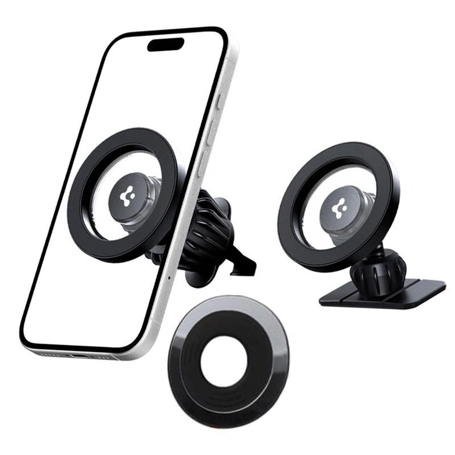 SPIGEN MFT13 MAGNETIC MAGSAFE DASHBOARD & VENT CAR fäste svart
