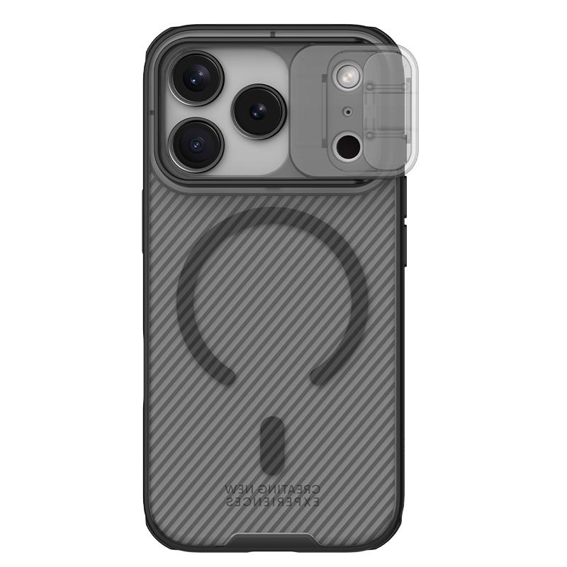 Nillkin Camshield Pro Magnetic fodral för iPhone 17 Pro / 18 Pro transparent svart