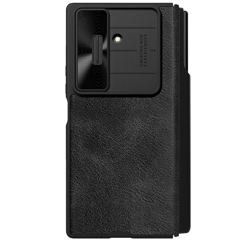 NILLKIN QIN PRO LEATHER fodral SAMSUNG GALAXY Z FOLD7 svart