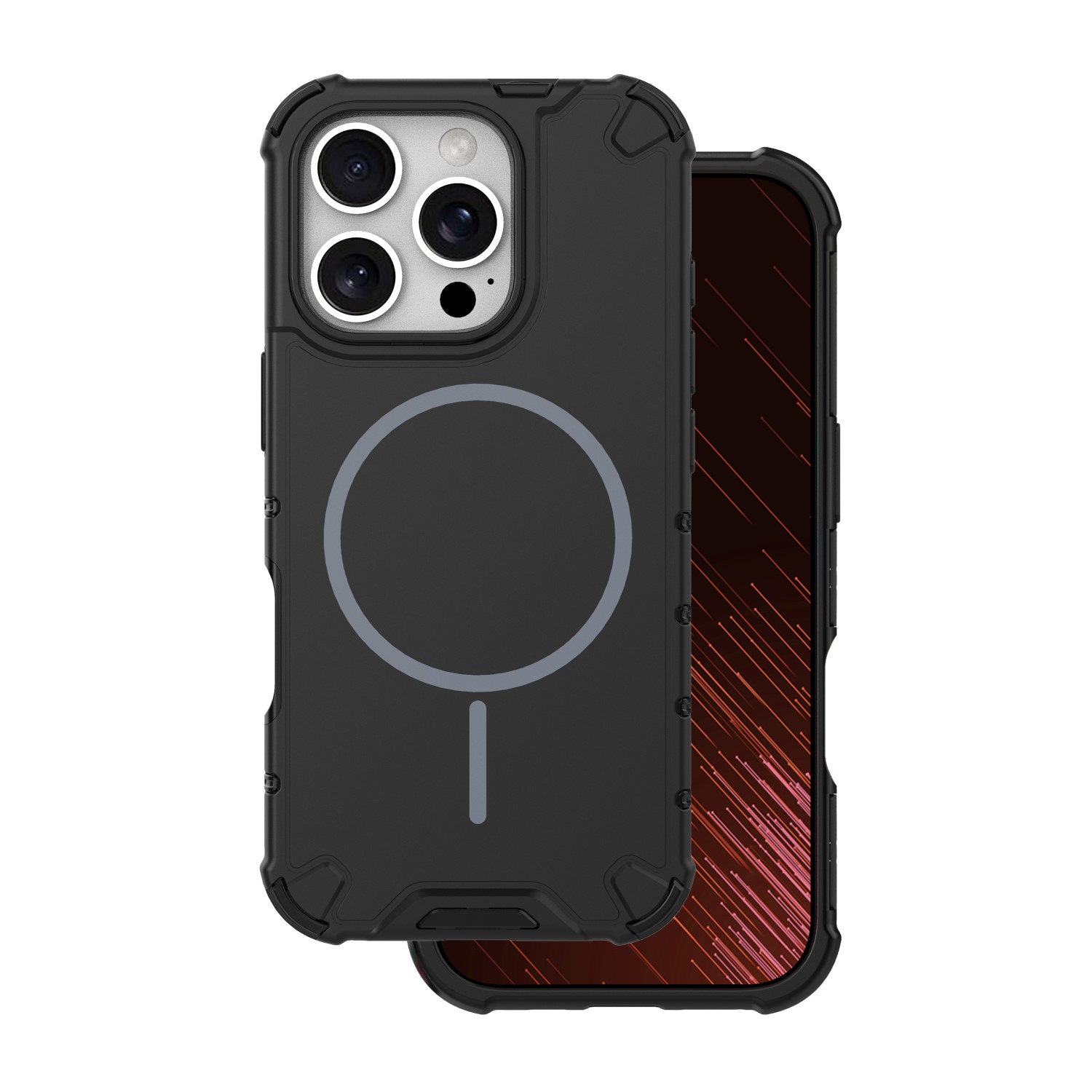 Defender 2in1 Mag skal för iPhone 16 Pro svart