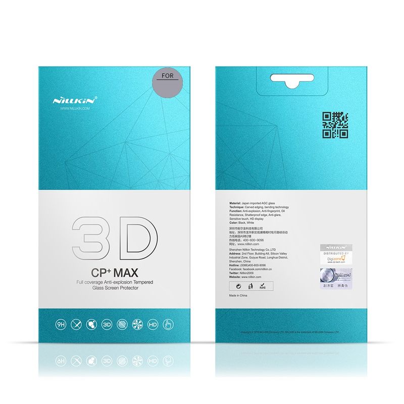 NILLKIN 3D MAX CP+ SAMSUNG S10 svart INCOMPATIBLE WITH FINGERPRINT READER