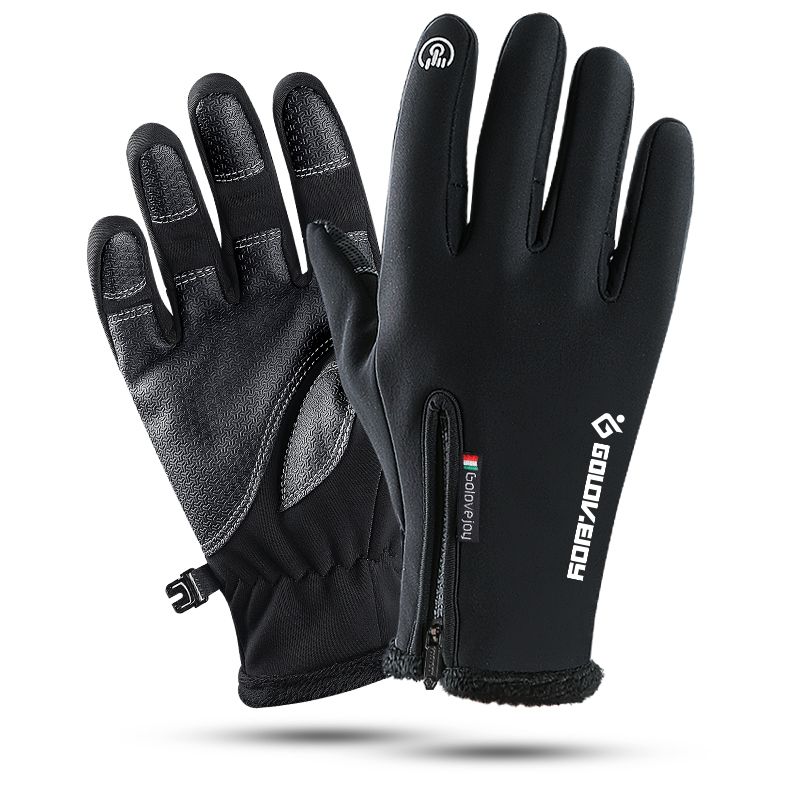 WINTER SPORT SMARTPHONE GLOVES - INSULATED svart