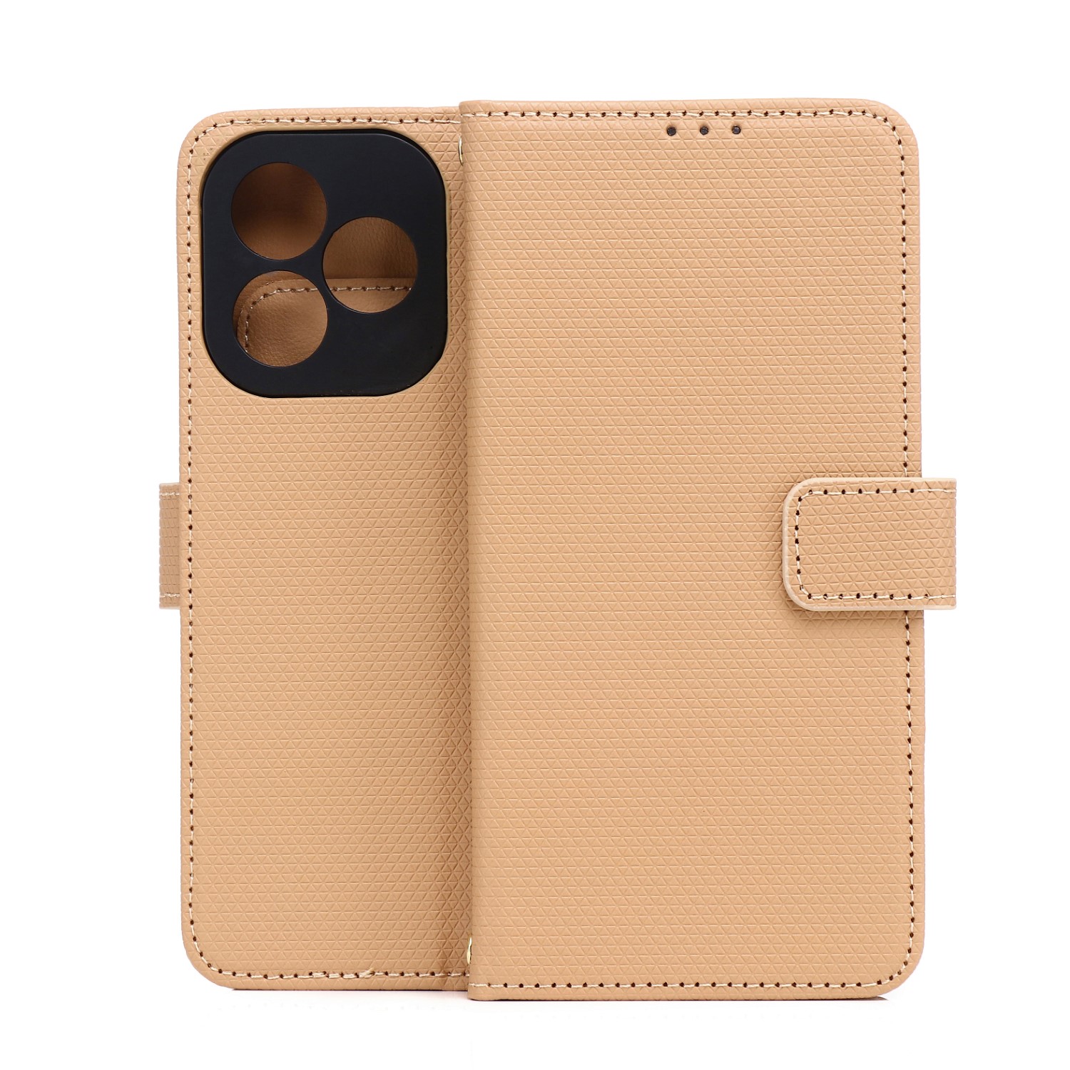 Smart Triangle fodral för Honor 600 lite brun