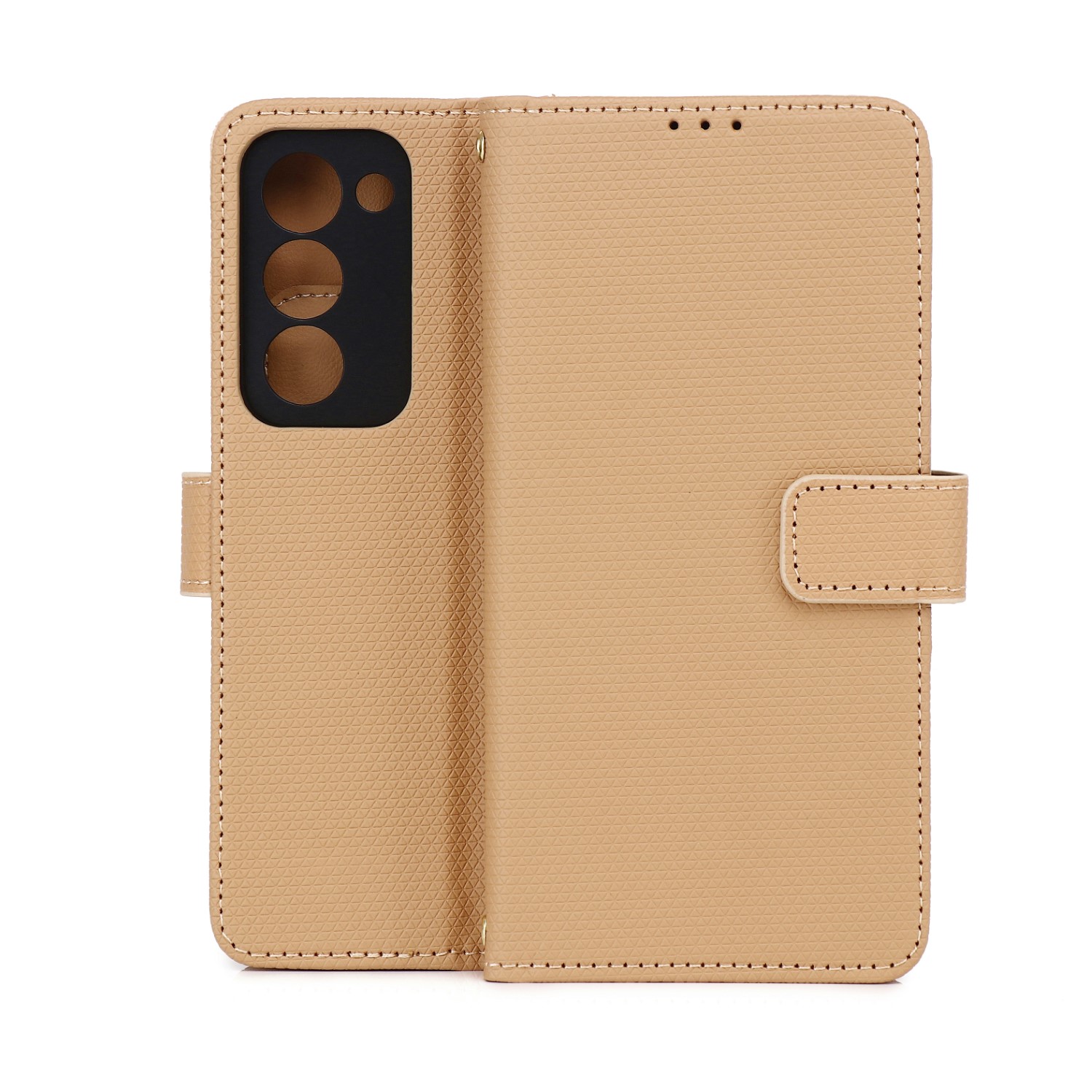 Smart Triangle fodral för Oppo A5 5G brun