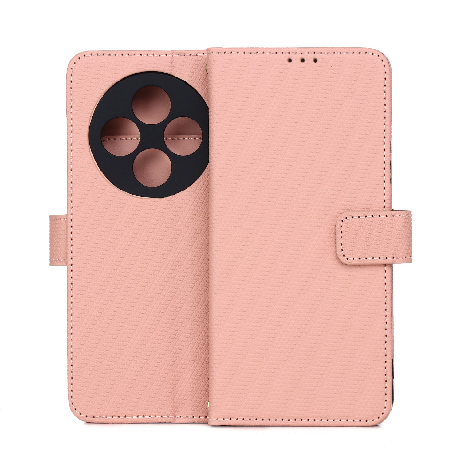 Smart Triangle fodral för Xiaomi Redmi 14C 4G / 14C 5G / POCO C75 / Redmi 17C 4G rosa