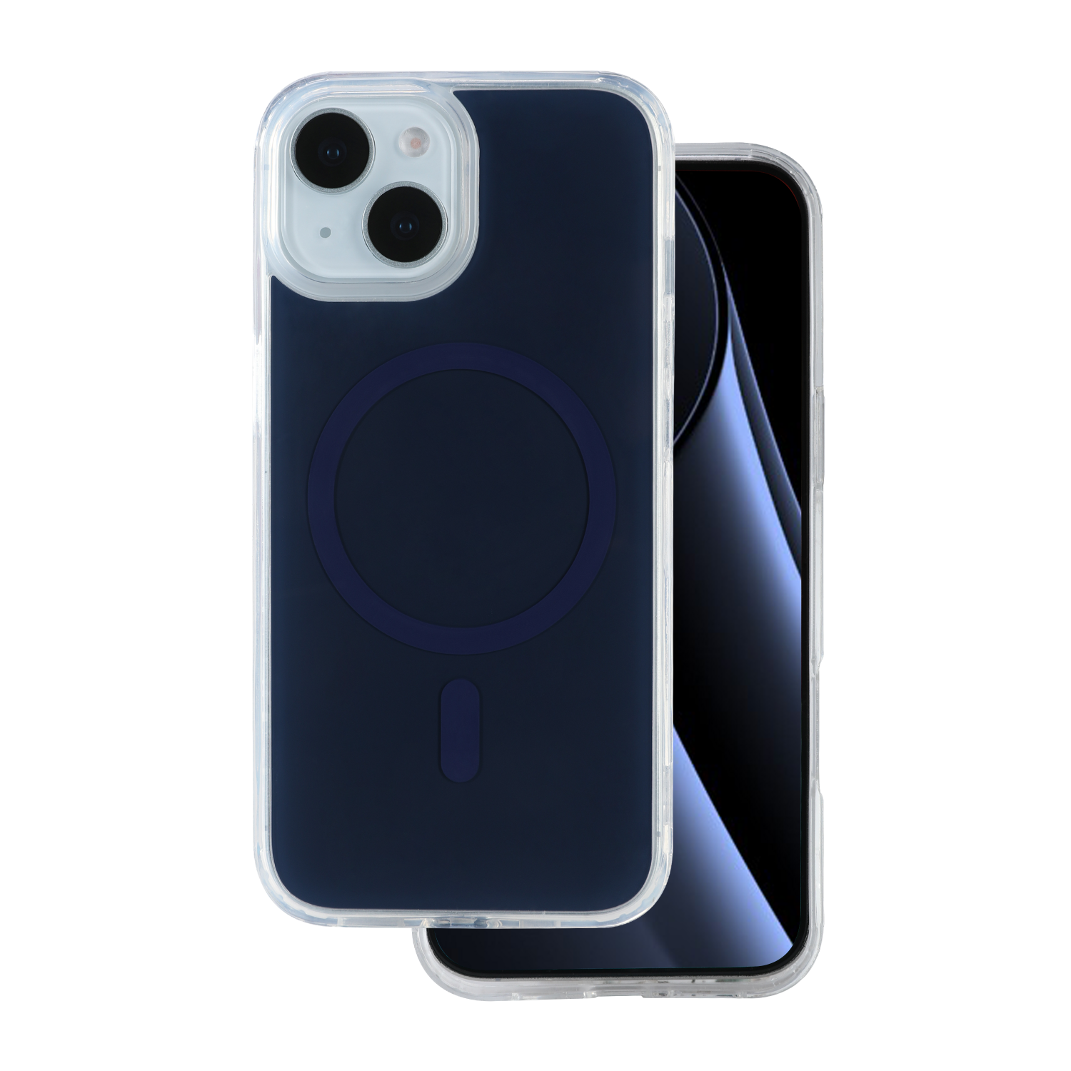 Lowkey Mag för iPhone 13 mörkblå