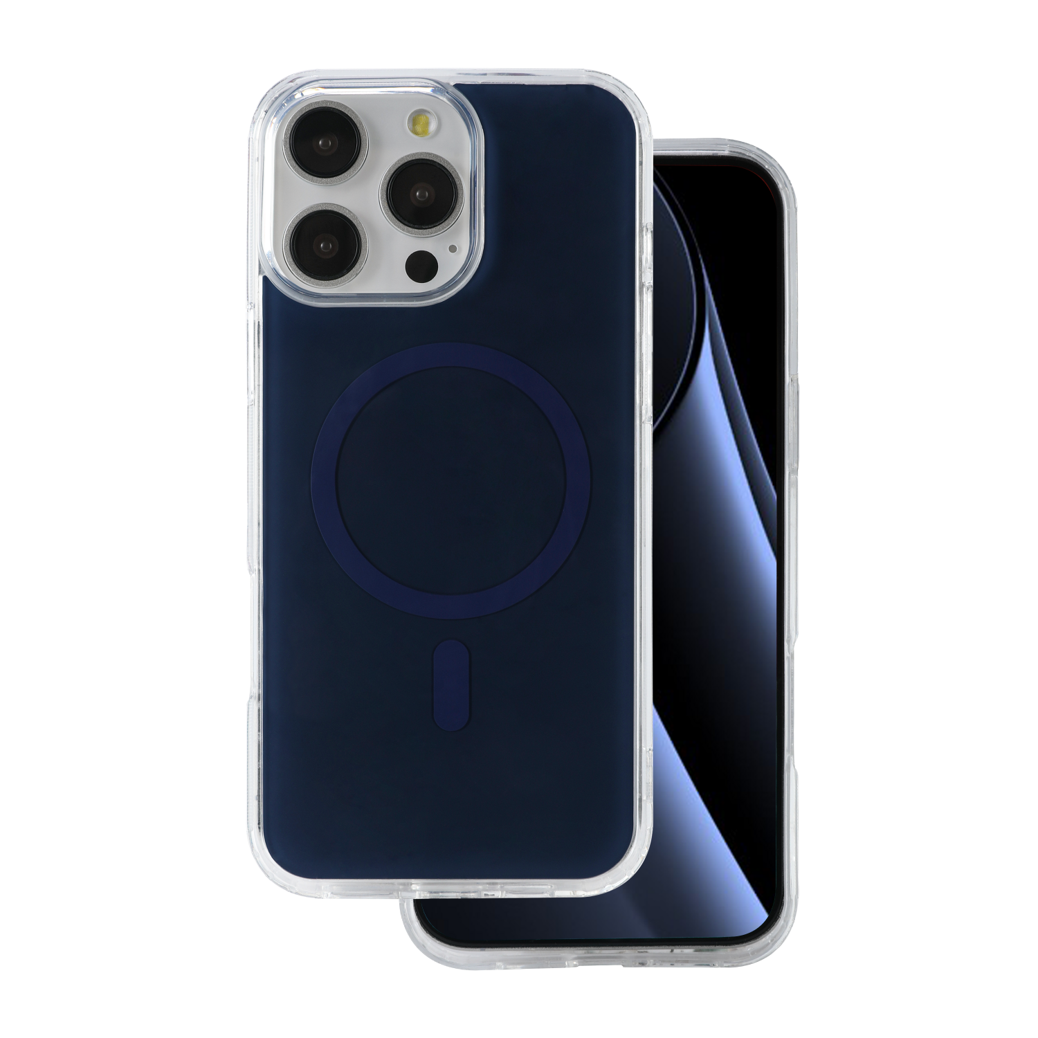 Lowkey Mag för iPhone 14 Pro mörkblå