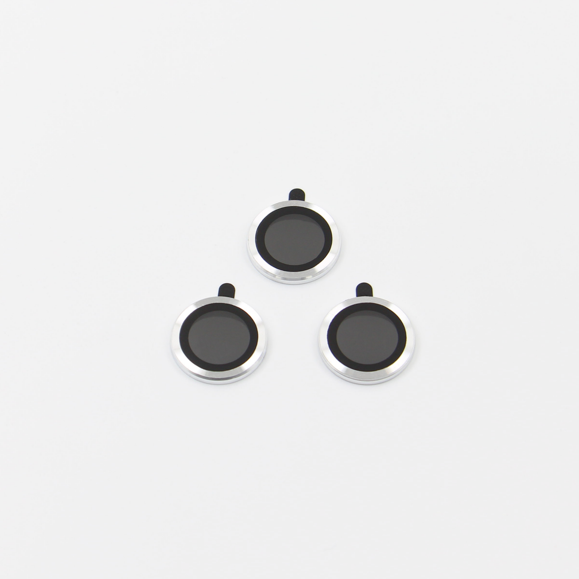 Set of lens glasses för iPhone 17 Pro silver