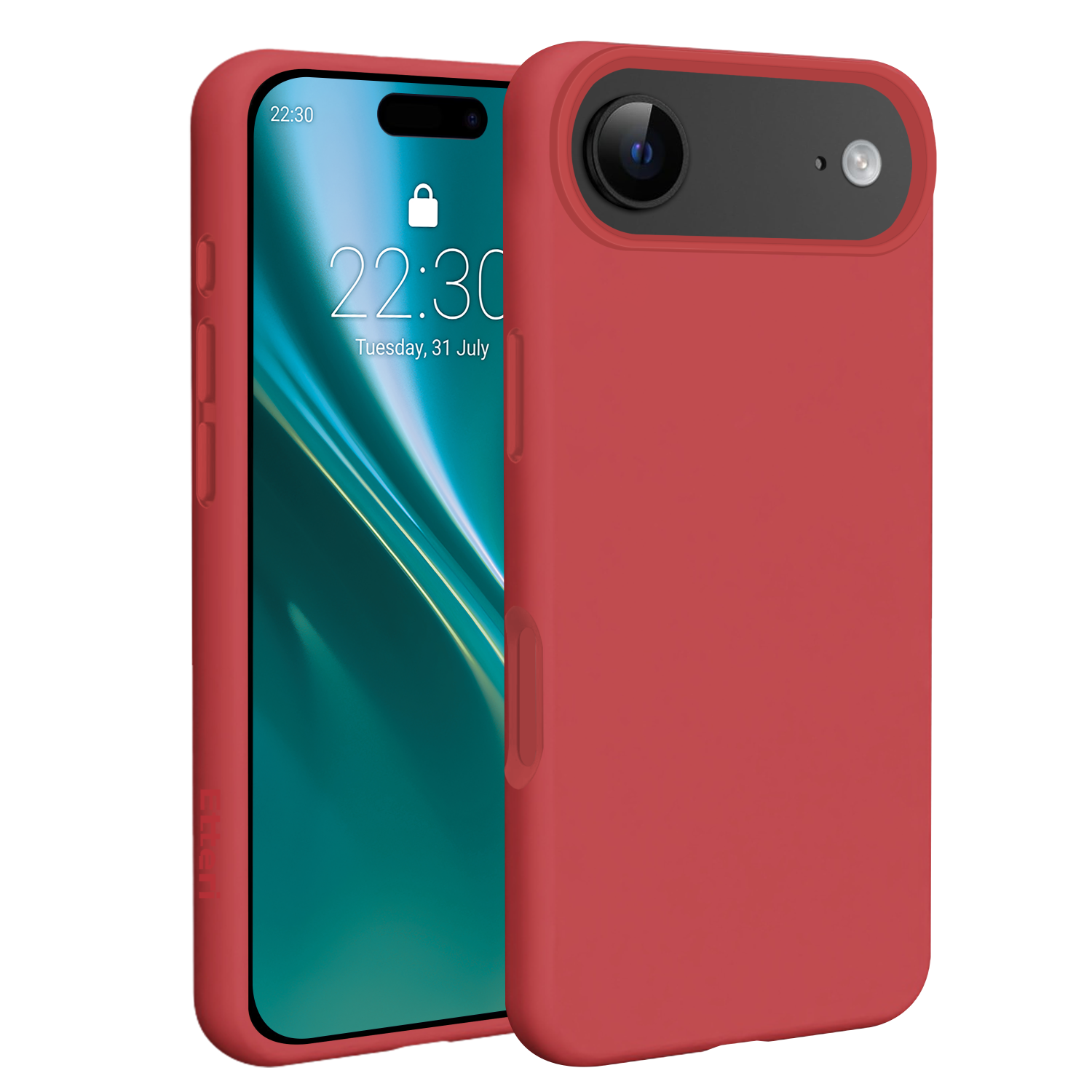 Etteri Silicone Mag skal för iPhone 17 Air raspberry