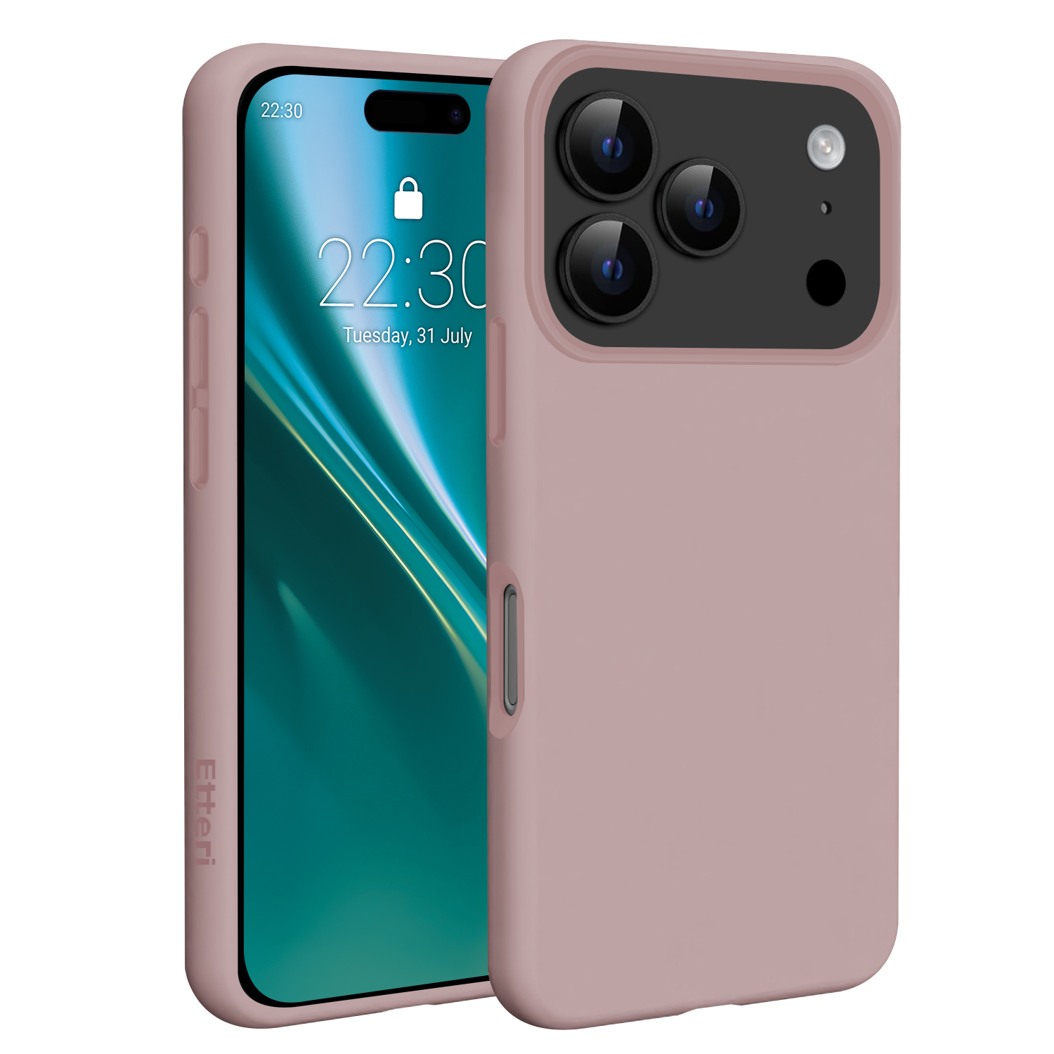 Etteri Silicone Mag skal för iPhone 17 Pro Max / 18 Pro Max light rosa