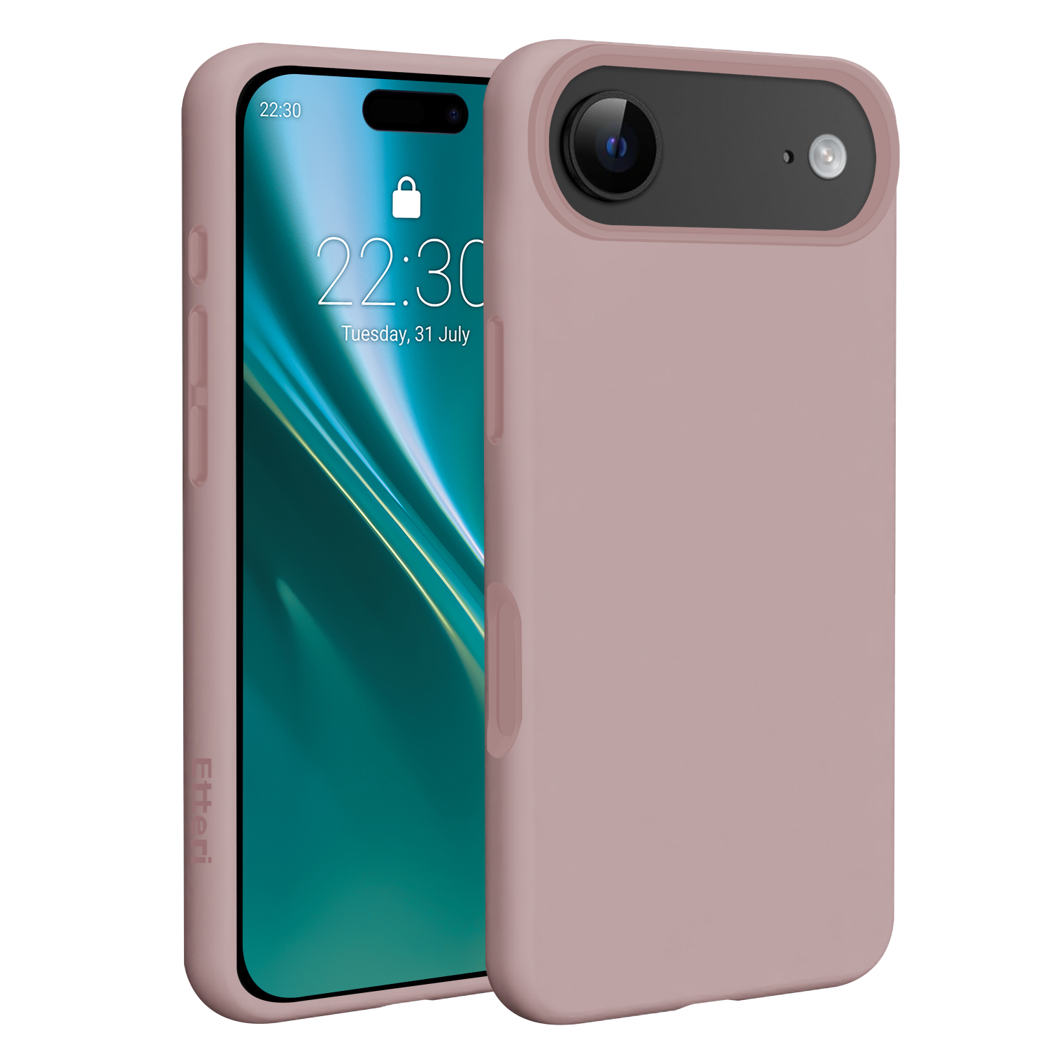 Etteri Silicone Mag skal för iPhone 17 Air light rosa