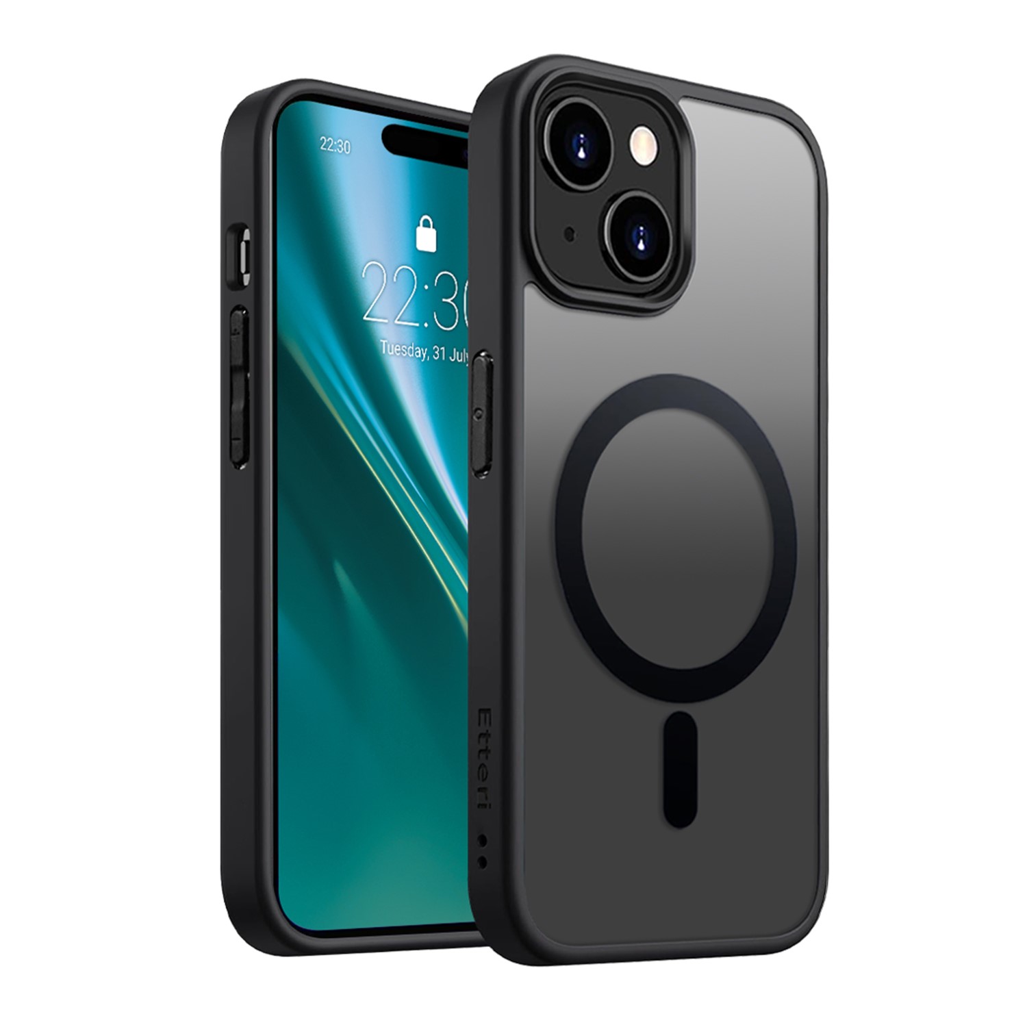 Etteri Matt Mag skal för iPhone 15 svart