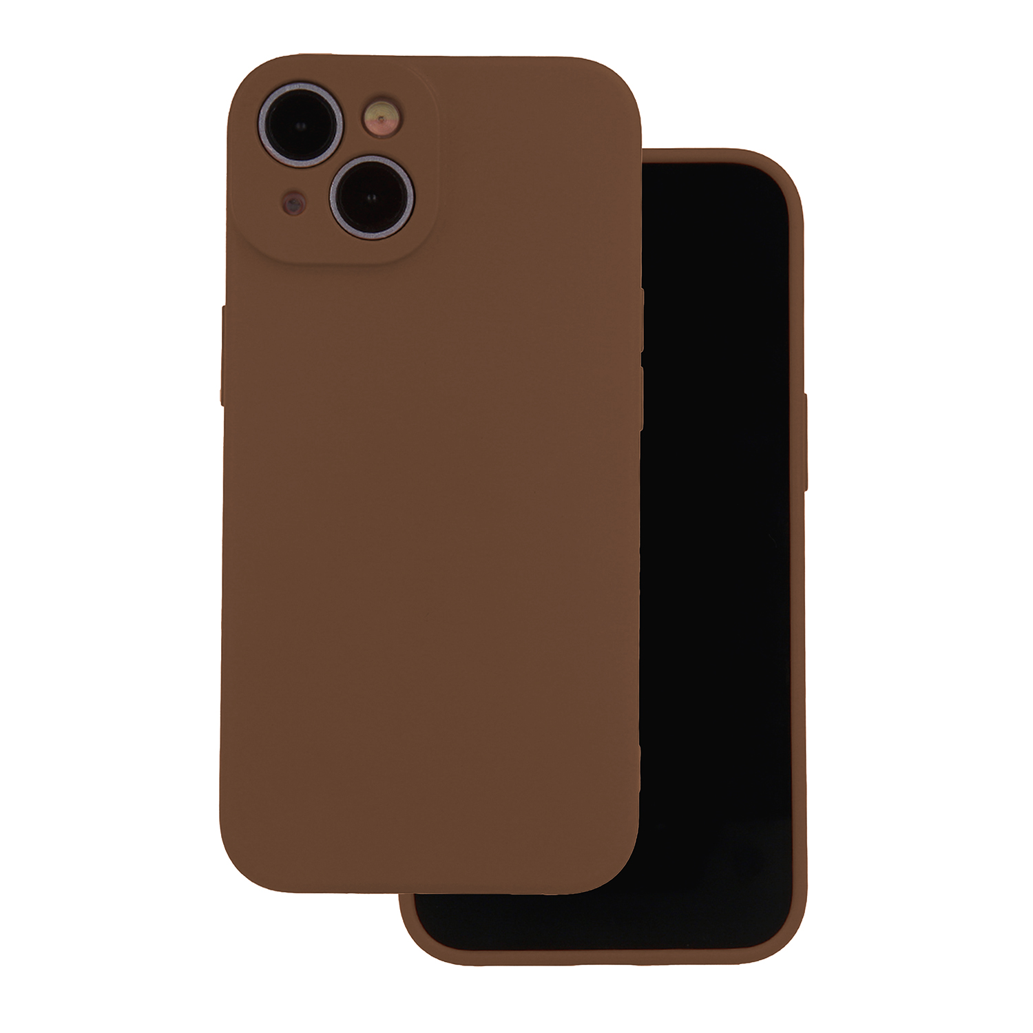Silicon skal för iPhone 14 brun